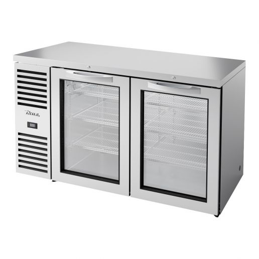 True TBR60 RISZ1 L S GG 1 60 Stainless Steel Back Bar Refrigerator