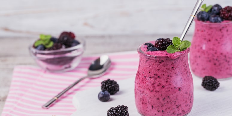 Acai Berry Boosts Smoothie