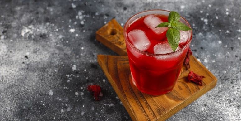 Hibiscus Iced Tea