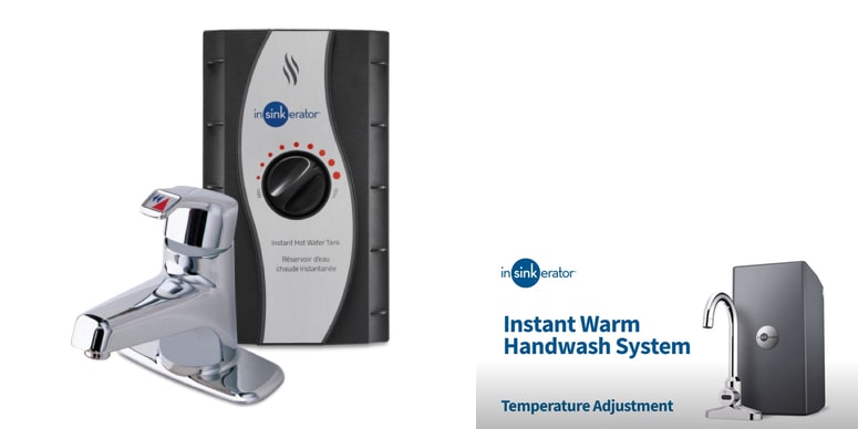 Insinkerator Instant Warm Handwashing Equipment
