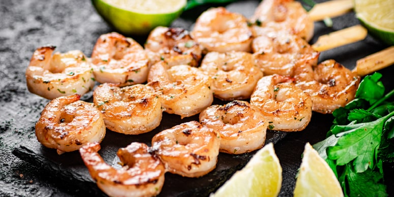 Lime and Dill Chimichurri Shrimp