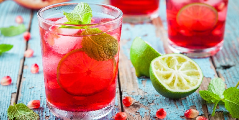 Pomegranate Sweet Tea