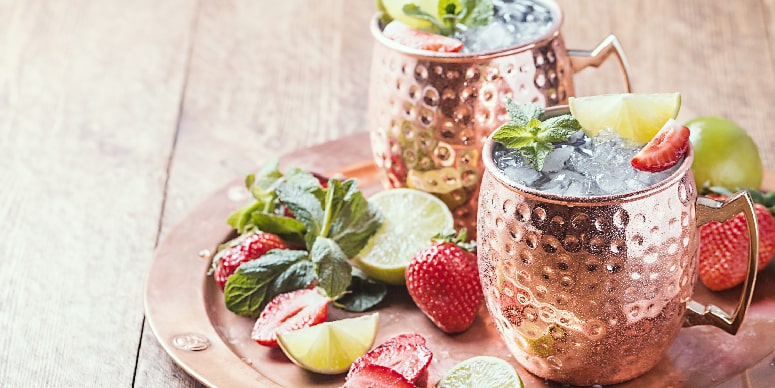 Raspberry Moscow Mule