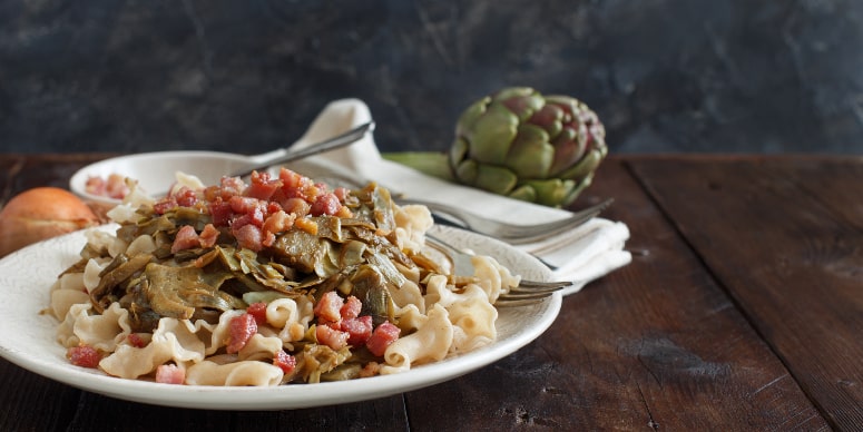 Salami, Artichoke and Ricotta Pasta Salad