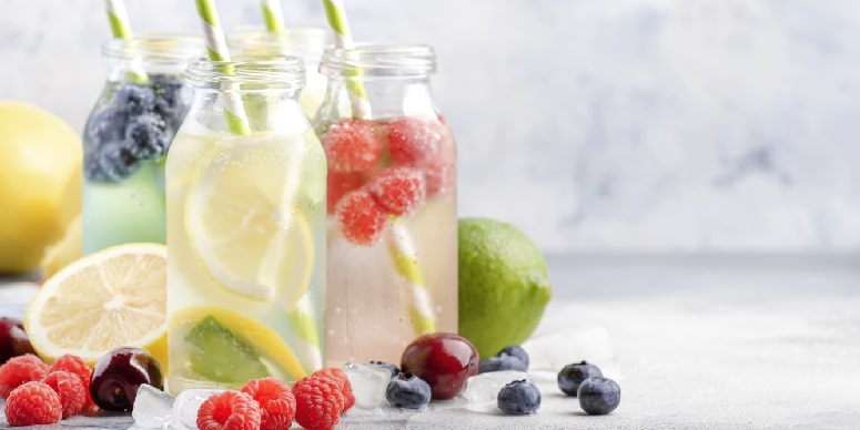 Star Spangled Banner Fruit Infused Water