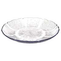 Carlisle 690707 8 Plastic Salad Plate, Clear