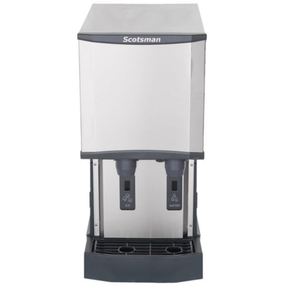 Hoshizaki Countertop Air Cooled Ice Maker and Water Dispenser - 10 lb.  Storage