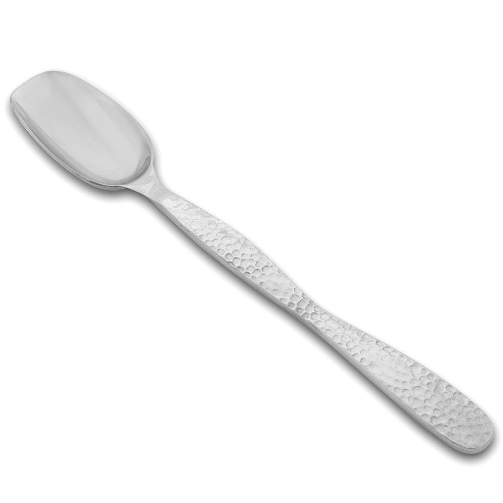 10 Pack Silver Large Serving Spoons, 10 Heavy Duty Plastic Spoons