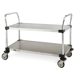 UC7022133 - Stainless Steel 2 Shelf Utility Cart 21 x 33 - Stainless  Steel