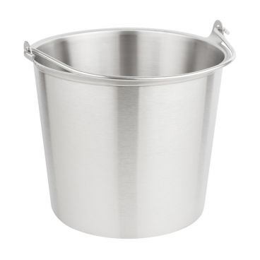 proselect flat sided stainless steel pails