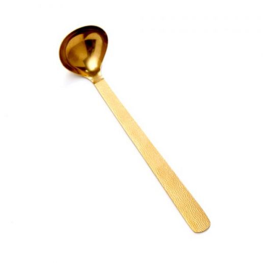 American Metalcraft GVHML 1.5 oz. Hammered Gold Vintage Ladle