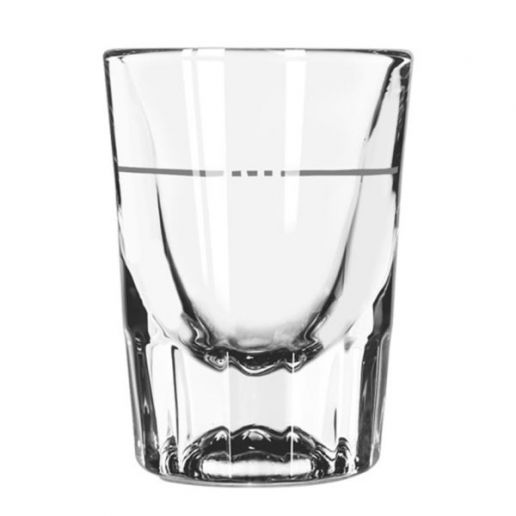 Libbey 5126 S0711 2 Oz Fluted Whiskey Shot Glass With 875 Oz Cap Line 12 Case