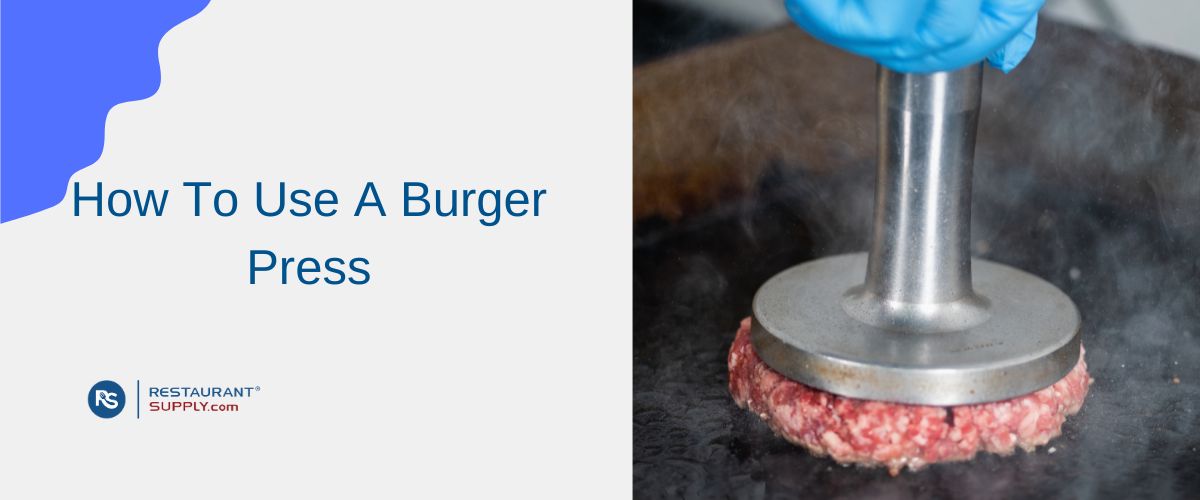 How to use a Burger Press